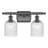 Brysin 15" W 2-Light Dimmable Metal Vanity Light with Glass Shades-848961678-844129628