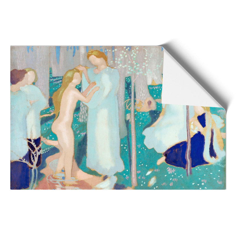 Springtime by Maurice Denis - No Frame Painting, 21cm H x 30cm W x 0.1cm D