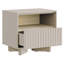 Jamilla 50cm W Manufactured Wood Bedside Table