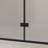 35-34 "X 72" Bifold Shower Door, 1/4"(6Mm) Tempered Glass, Matte Black Frame, Explosion Proof Film-119866314