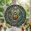 Panneau de vitrail Beetle Mandala-652120223