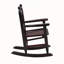 Chaise à bascule en chêne durable pour enfants pour une utilisation intérieure et extérieure, assurant confort et sécurité avec une conception robuste