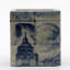 Vase de table rectangulaire en porcelaine