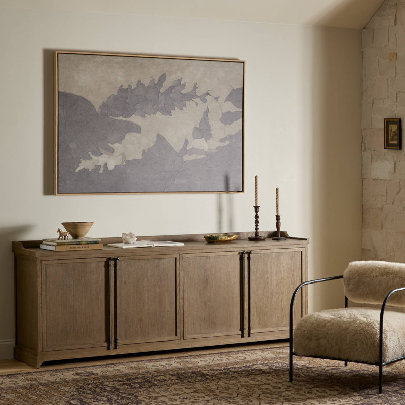 Adley Sideboard-Weathered Washed Oak Veneer