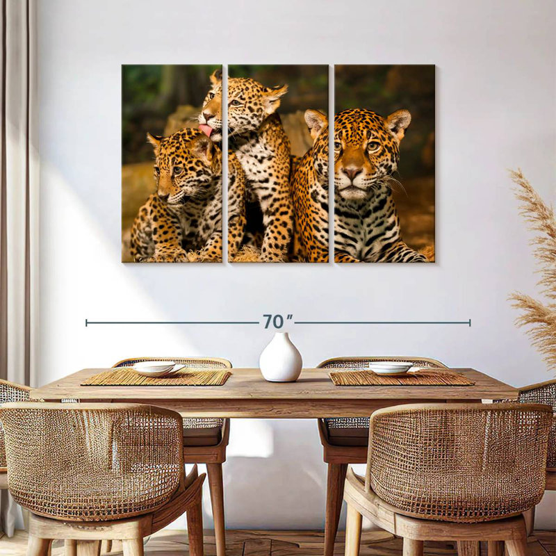 Jaguar Tribe, 36" H x 57" W