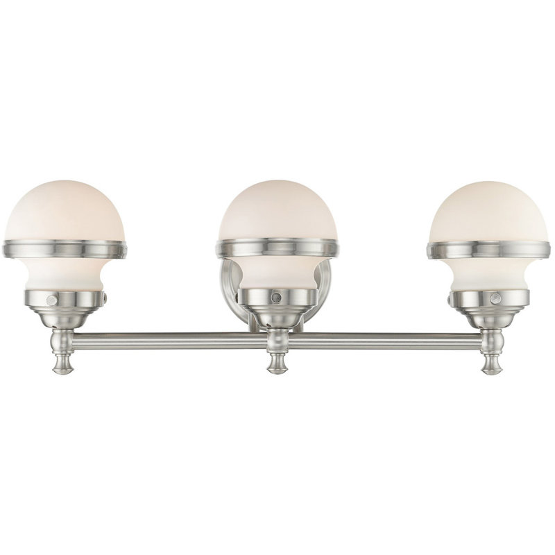 Midtown 3 - Light Vanity Light, Brushed Nickel