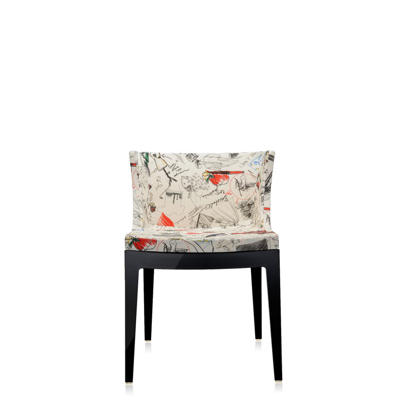 Mademoiselle Upholstered Armchair, Black, Sketches