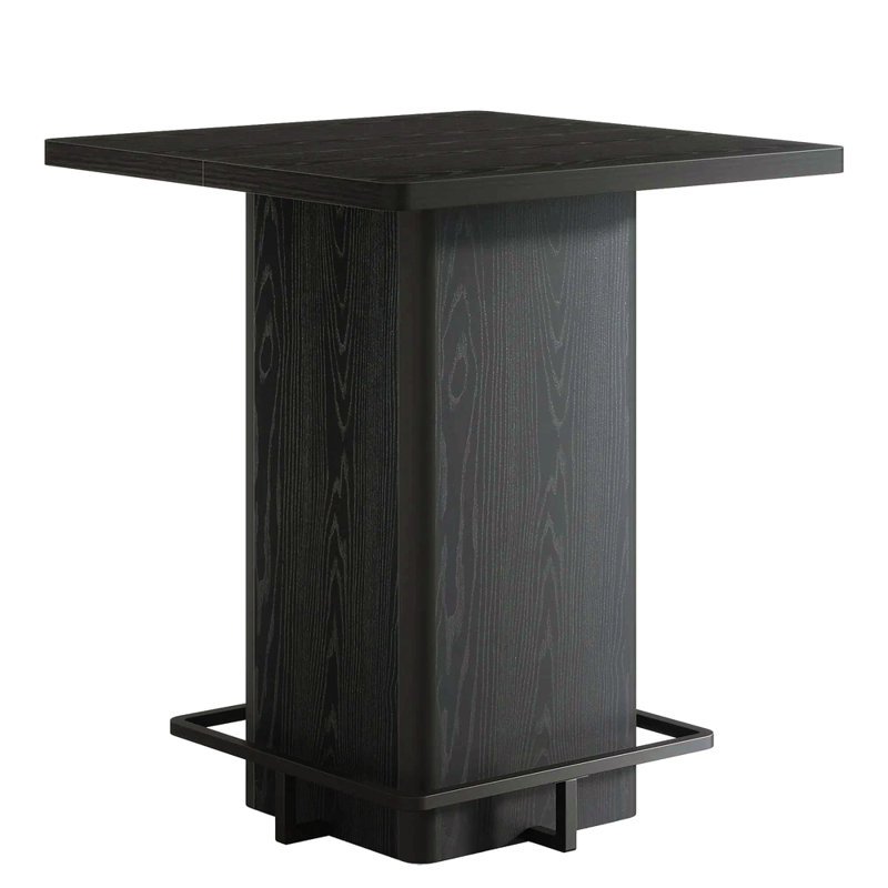 Table basse minimaliste, table de conversation carrée, table de bar