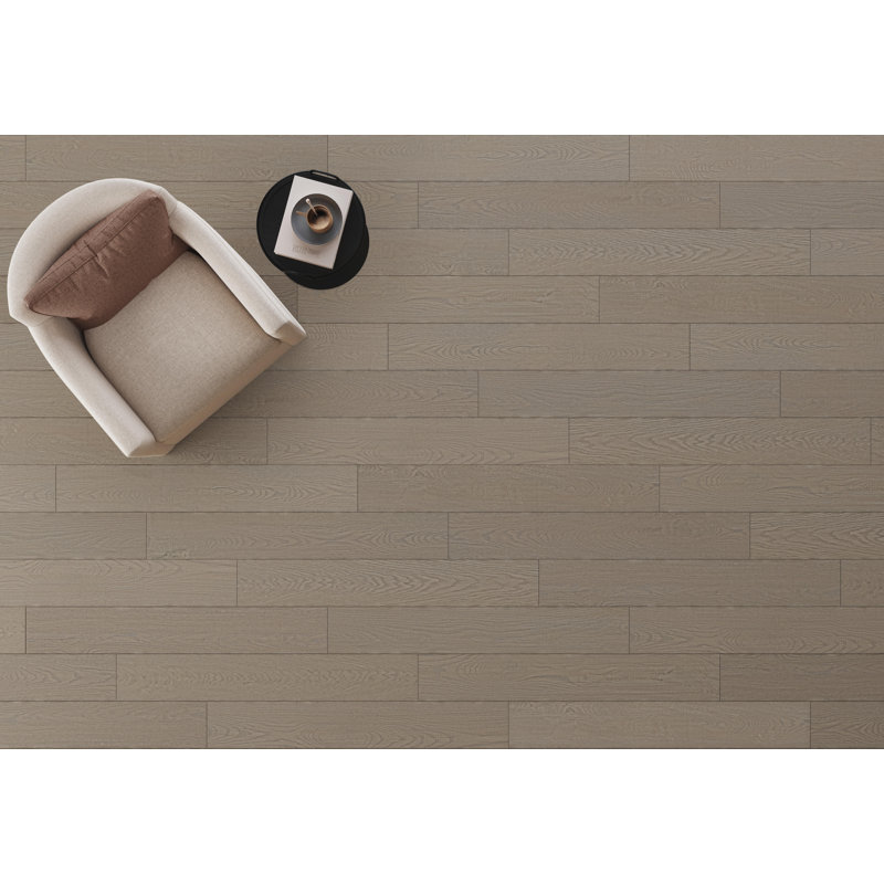 NOUVEAU Parquet stratifié en chêne blanc 7,5 po x 47,5 po x 12 mm Restoration Collection, Tweed