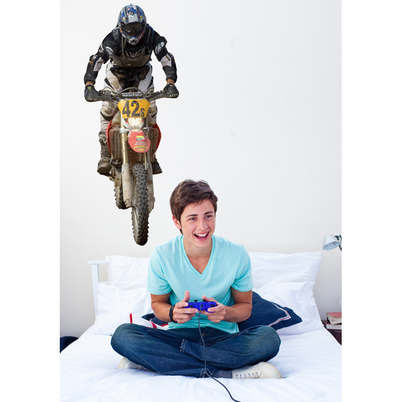 Sports Non-Wall Damaging Wall Decal, 9.5" H x 24" W