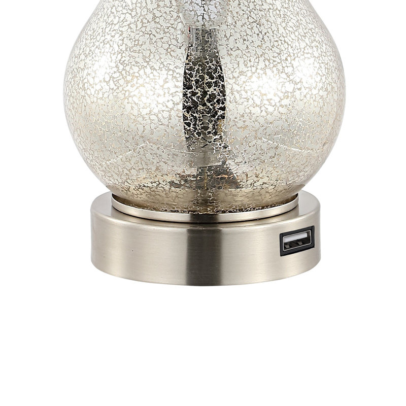 Lampe de table USB en métal Enique