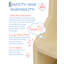 Casier pour enfants avec banc pour salle de classe, surface en bois lisse 10 casiers, casier de garderie avec 4 roulettes cachées et 10 crochets-129021715