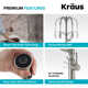 Sellette Pull Down Single Handle Kitchen Faucet