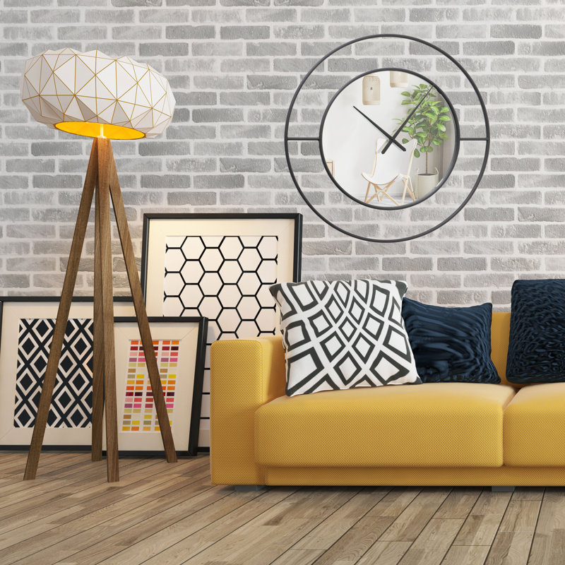 Horloge murale 35,75 pouces Cleodaus