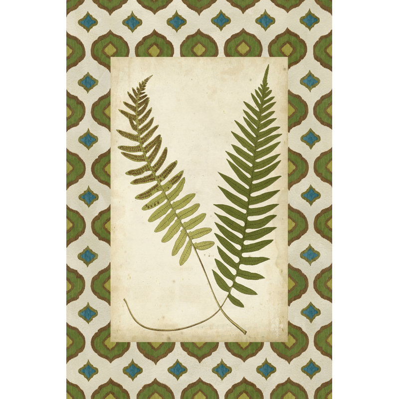 Moroccan Ferns III - Wrapped Canvas Print, 122cm H x 81cm W