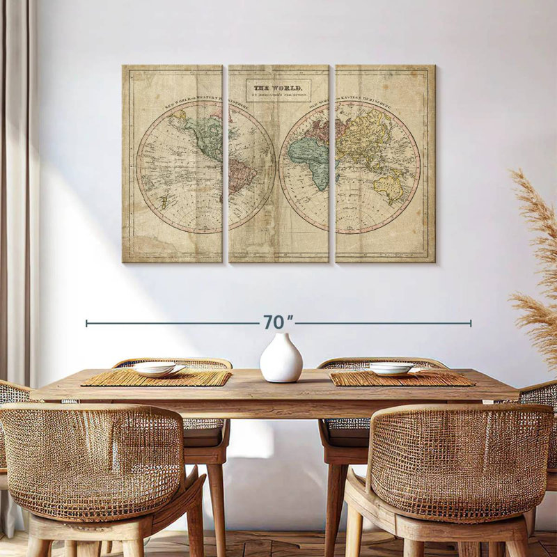 Aliaz Old World Eastern Western, H 36 po x l 57 po