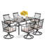Argyri 6 - Person Patio Dining Set with Rectangular Table , Cushions Included
