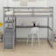 Lit mezzanine avec bureau et tablettes, tiroirs-356977399-356977385