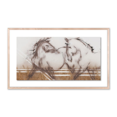Two Horses Print by Donna Bernstein