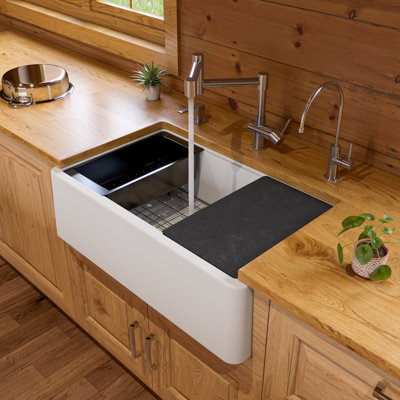 33'' L Single Bowl Granite Kitchen Sink