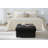 Corduroy Storage Ottoman Bench, 35.25 Inch Wide Footstool for Living Room in Black-1717647911