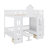 Bunk Bed With Changeable Table, Bunk Bed Turn Into Upper Bed And Down Desk