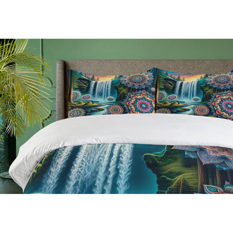 Trippy Duvet Cover, King Duvet Cover + 2 Standard Shams