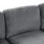 Canapé modulaire Canapé modulaire rembourré en chenille de 111,8 po avec repose-pieds de rangement mobile pour le salon-424164446