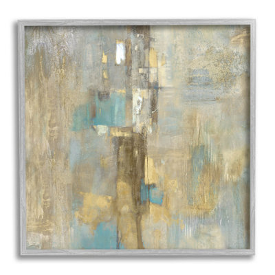 " Modern Shapes Composition " by Justin Turner Painting Print