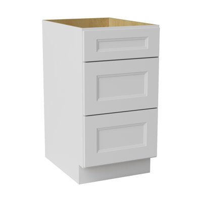 Ready to Assemble Solid Wood Shaker Drawer Base Kitchen Cabinet