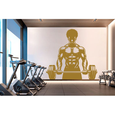 Adhésif décoratif Afro American Men Gym