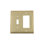 Egg and Dart 2-Gang Toggle Light Switch / Rocker Combination Wall Plate