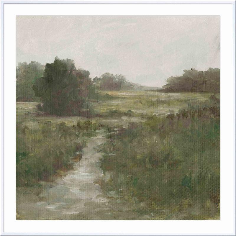 Tranquil Fen I by Ethan Harper, White, 24"H x 36"W