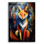 «The Cubistic Fox» par Andreas Magnusson, art mural en verre acrylique-351942458