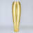 DOME 28" Solid Gold Gilded Glass Oval Vase