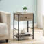 Qualana Iron Bedside Table-368552976