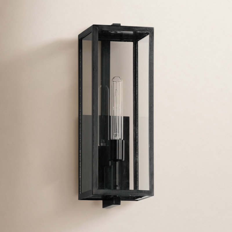 Rosewood Aluminum Wall Light, 17.5" H x 6' W x 7.5" D