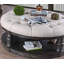 Round Wooden Coffee Table-1668462474
