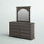 Commode double 8 tiroirs 66 po avec miroir Lipford-1920509724-1920957481