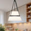 Luminaire suspendu géométrique à 1 lumière Oliver-66310954