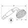 Anti-Calcium 3" Single Function Handshower