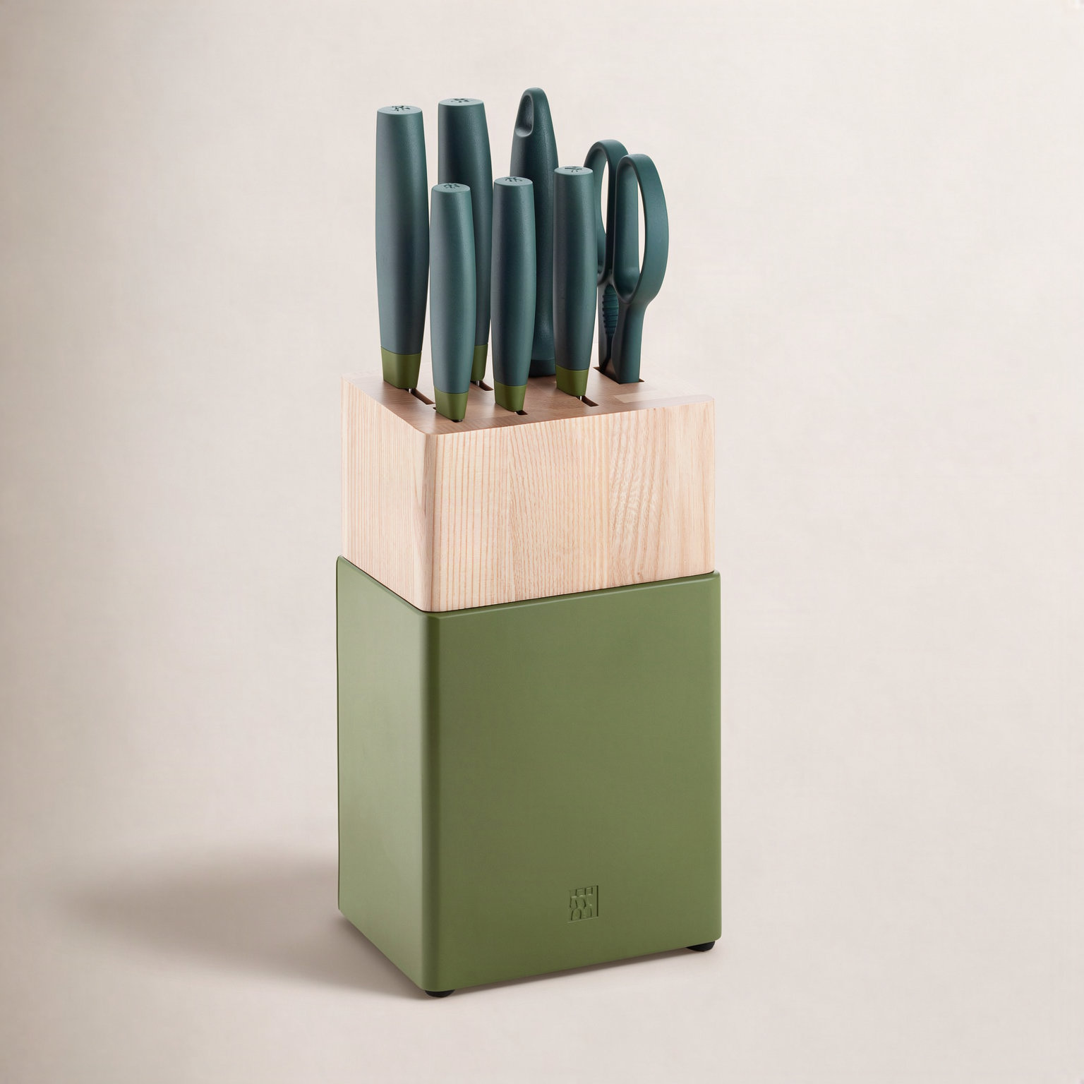 Zwilling Now S 8-piece Knife Block Set, Lime Green