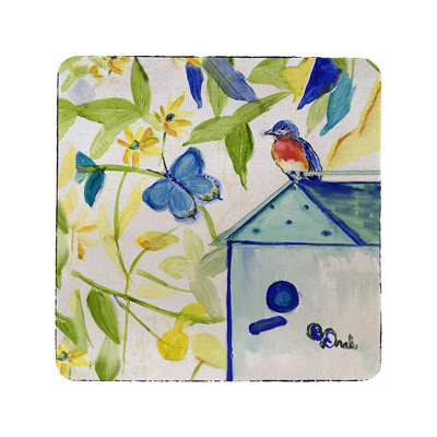 Polyester Square 4 Piece Coaster Set