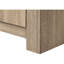 Table de salle à manger contemporaine de 48 po rectangulaire en stratifié brun taupe, hauteur comptoir, petite cuisine avec rangement, stratifié, cuisine