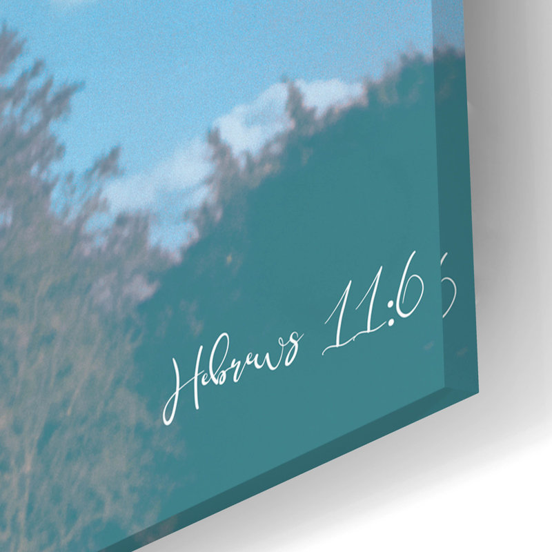  «Church - Faith 2» par Life BeautifuLEE, art mural en verre acrylique, 24 po x 16 po, H 16 po x l 24 po