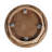 Tannen 40" Round Mid-Century Modern Fluted Pedestal Base Coffee Table With Caster Wheels-103562769