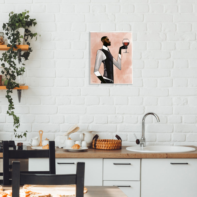Plaque murale «Man Toast Cheers» par Manasseh Johnson Sr