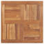 Plateau de table en bois de teck massif vidaXL 31,5 x 31,5 po-50253858