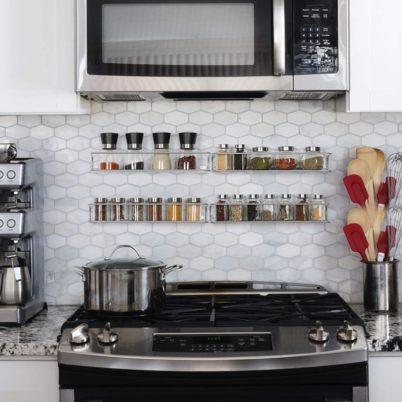 Wall Mounted Required Spice Rack