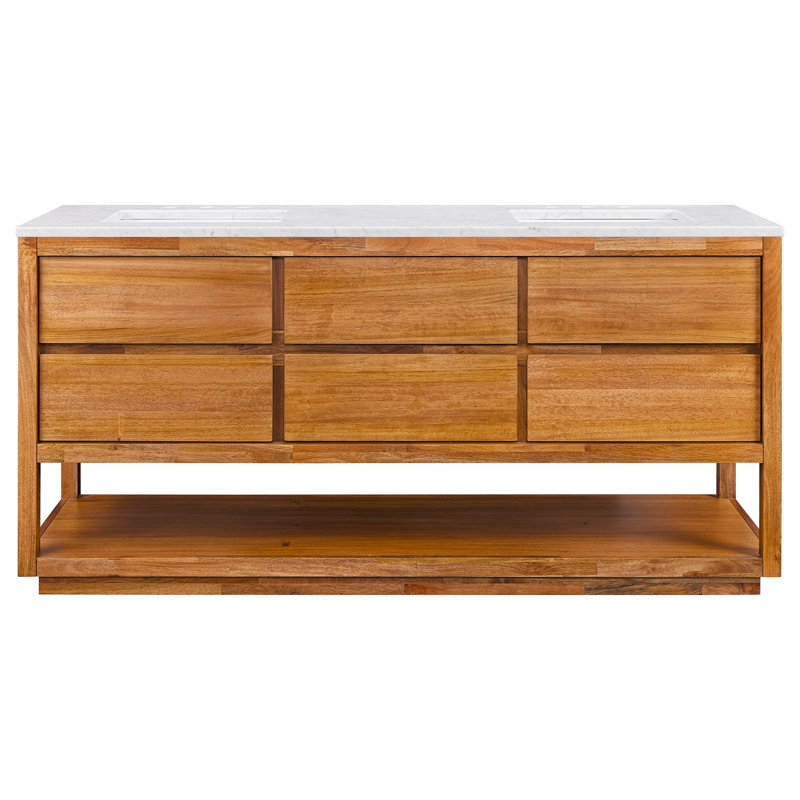 72'' W Double Vanity, Mangowood